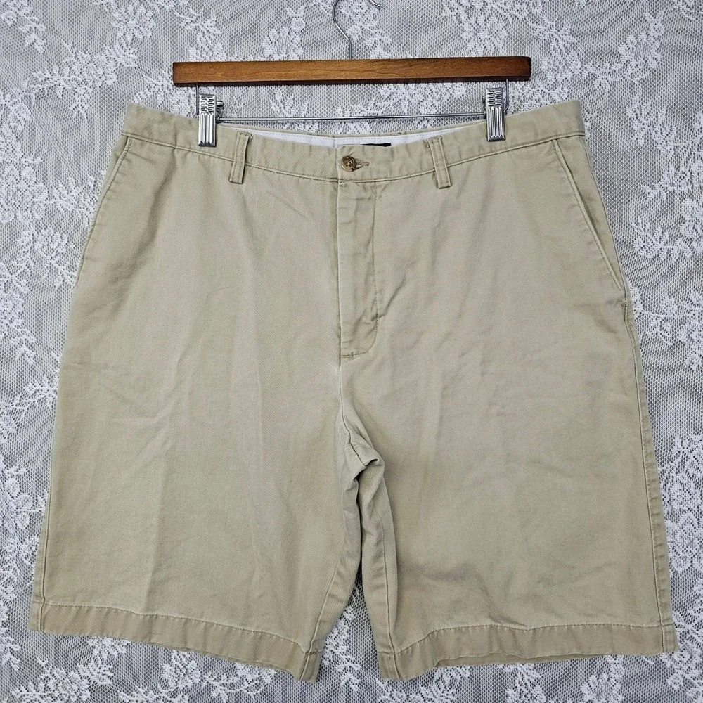 Banana Republic Rayan Fit Khaki Shorts Men's 36 Cotton Chino Golf Preppy Comfort